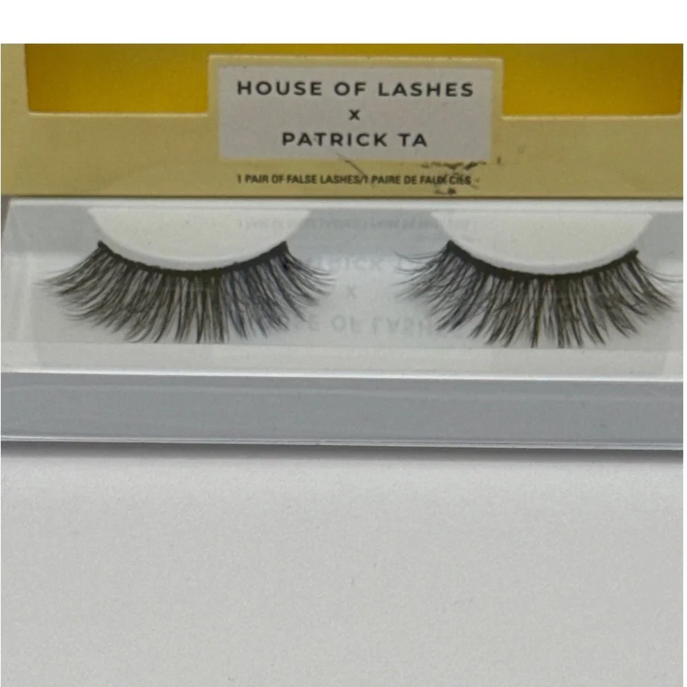 House of Lashes x Patrick Ta It's An After Party False Eyelashes Vegan Black NEW